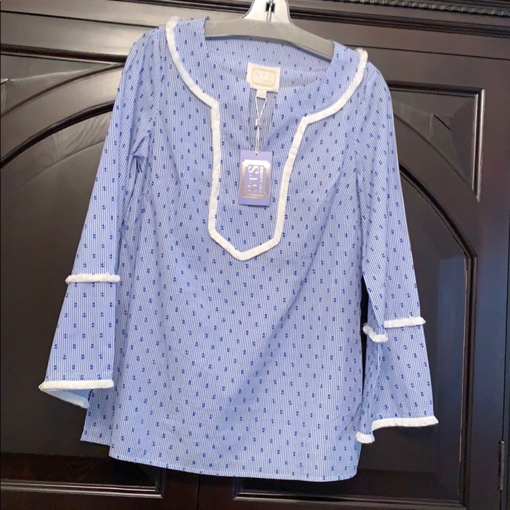 SAIL TO SABLE đ~ Bluebell Tunic Top Shirt ~S - Picture 2 of 8